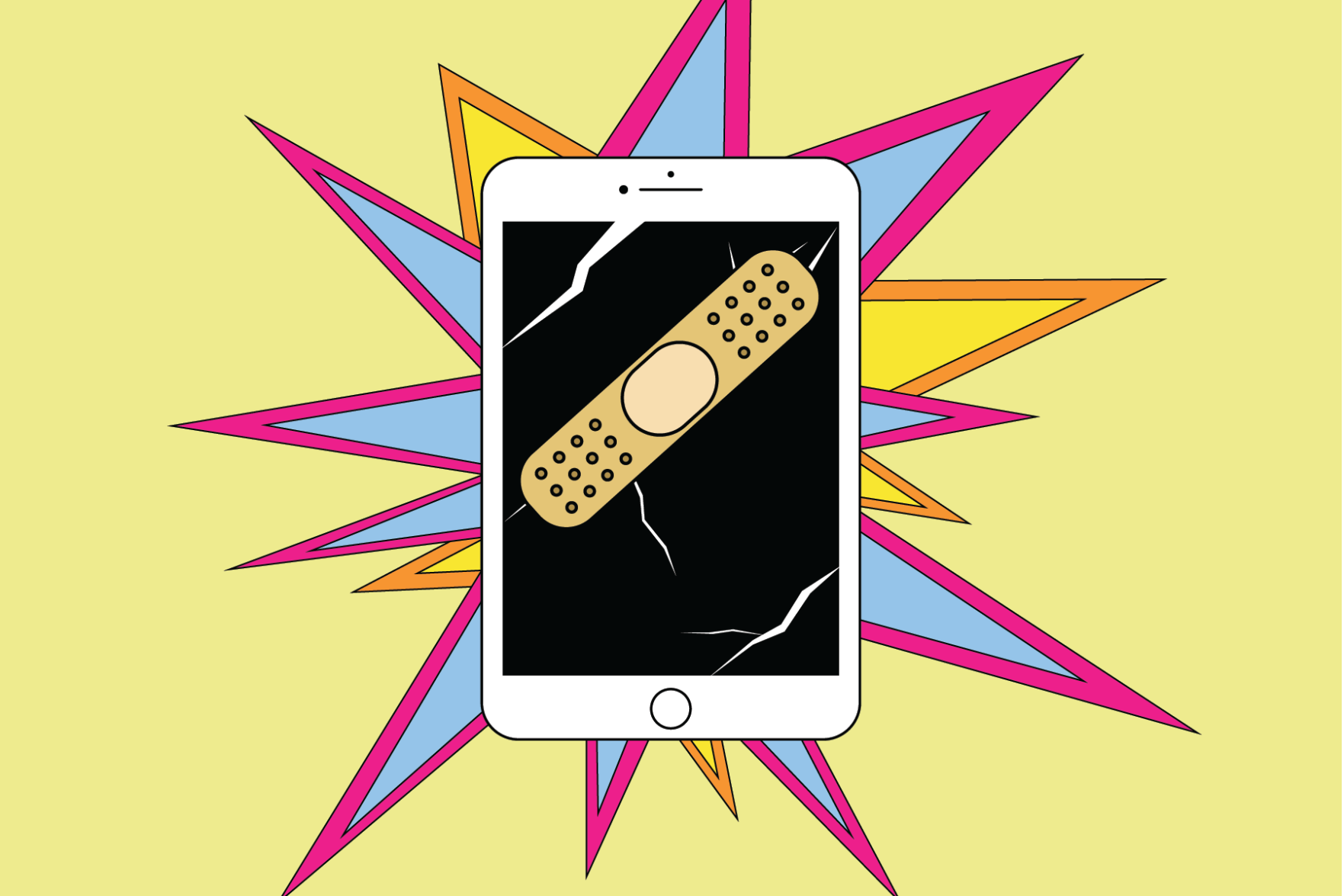 kristin phone repair graphic